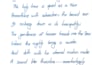 write neat and cursive handwrite letters, notes, assignments